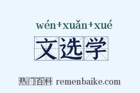 文选学是什么意思的图片